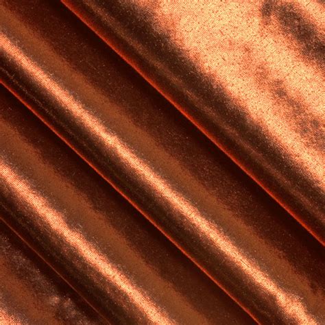 metallic copper fabrics